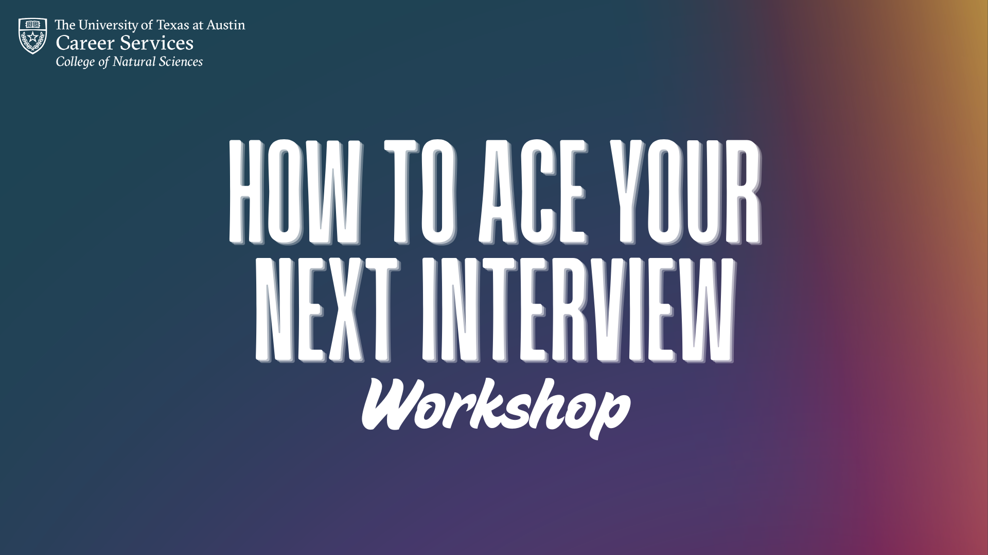 How to Ace Your Interview