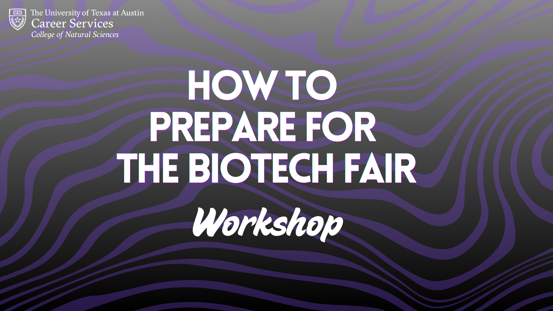 how to prepare for the biotech fair workshop